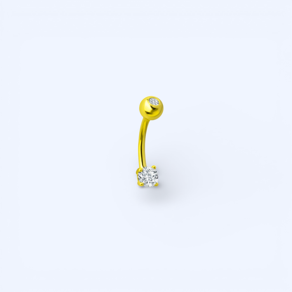 Alba | 14 Ayar Altın Taze Işıltı Piercingi
