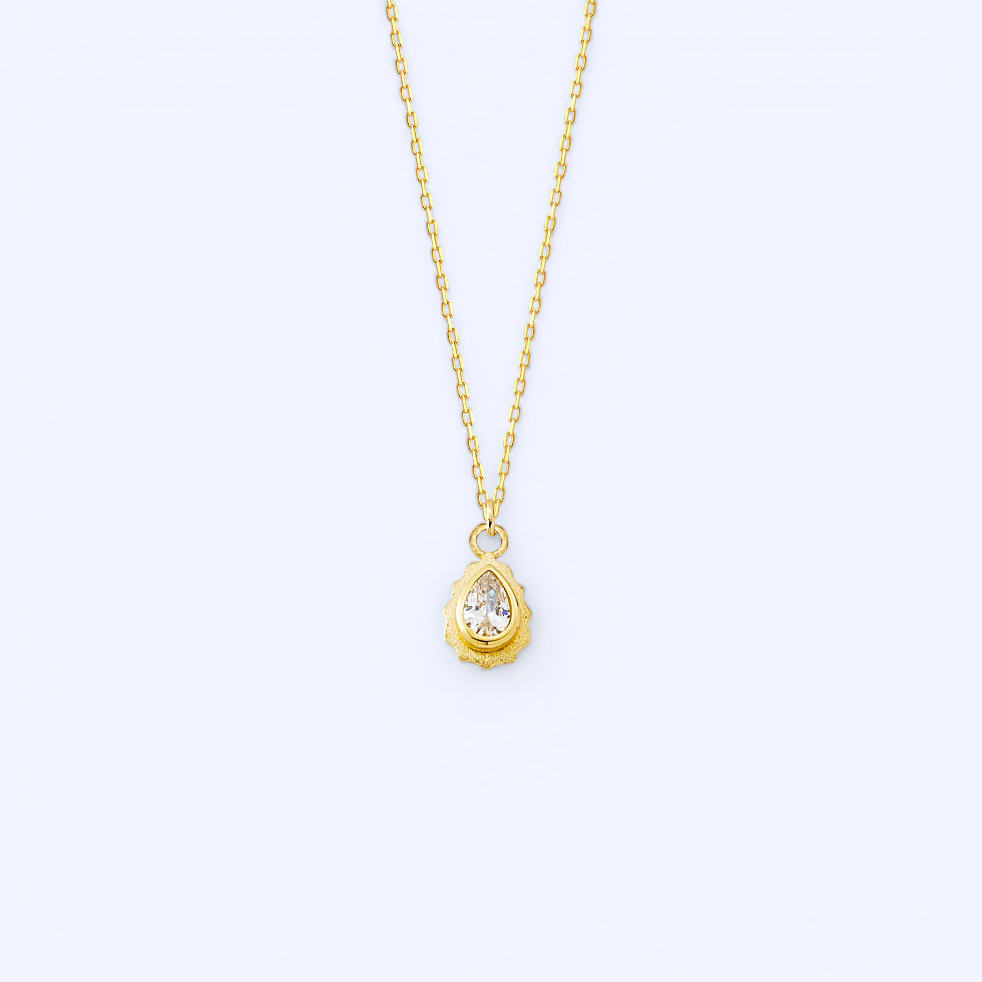 Aqua | 14 Ayar Altın Damla Kolye