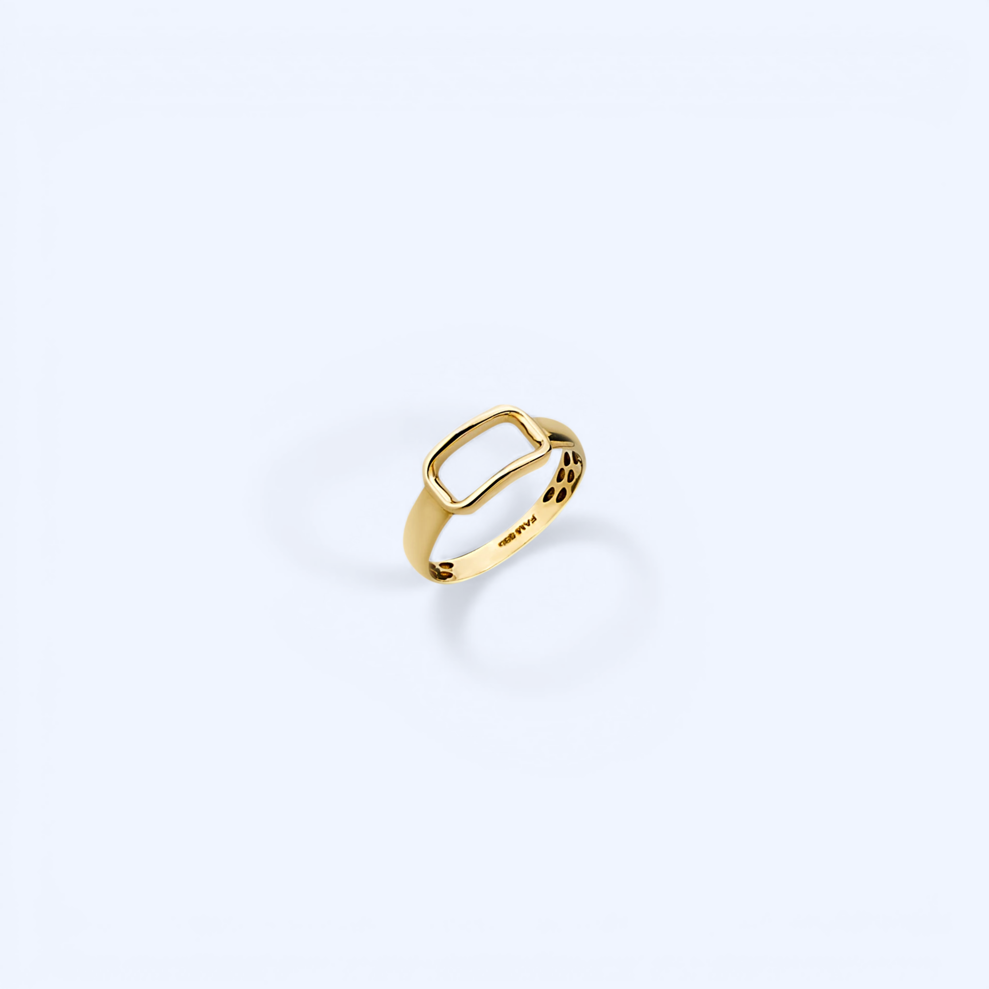 Atria | 14 Ayar Altın Açık Çerçeve Yüzük