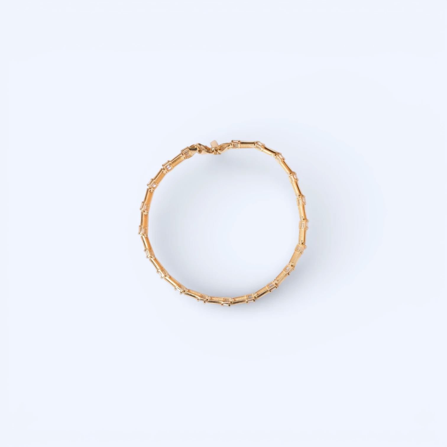 Baga | 14 Ayar Altın Baget Su Yolu Bileklik