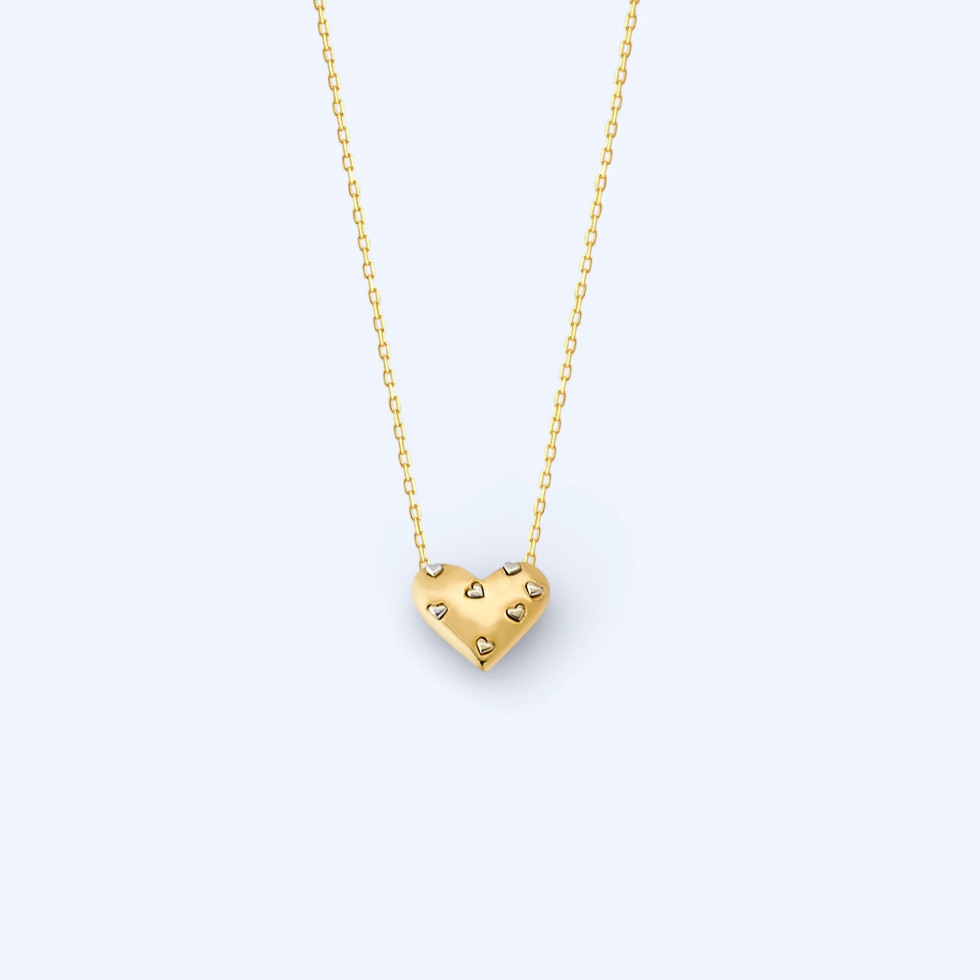 Bouton | 14 Ayar Altın Kalp Kolye