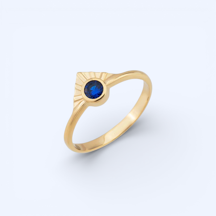Ciel | 14 Ayar Altın Gök Yüzük