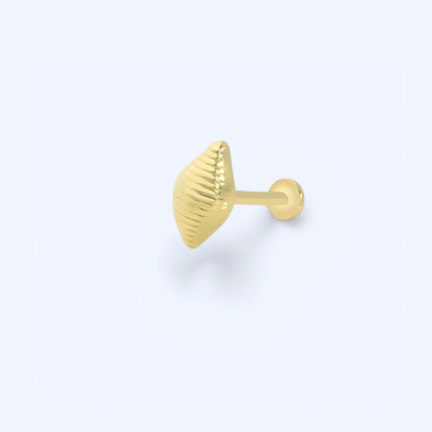 Cochlea | 14 Ayar Altın Sarmal Deniz Kabuğu Piercing