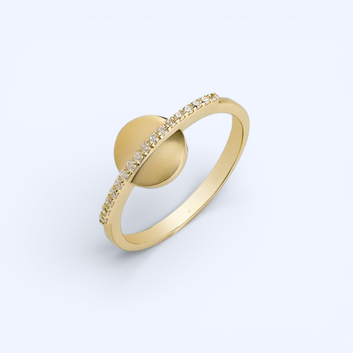 Eclipse | 14 Ayar Altın Tutulma Yüzük