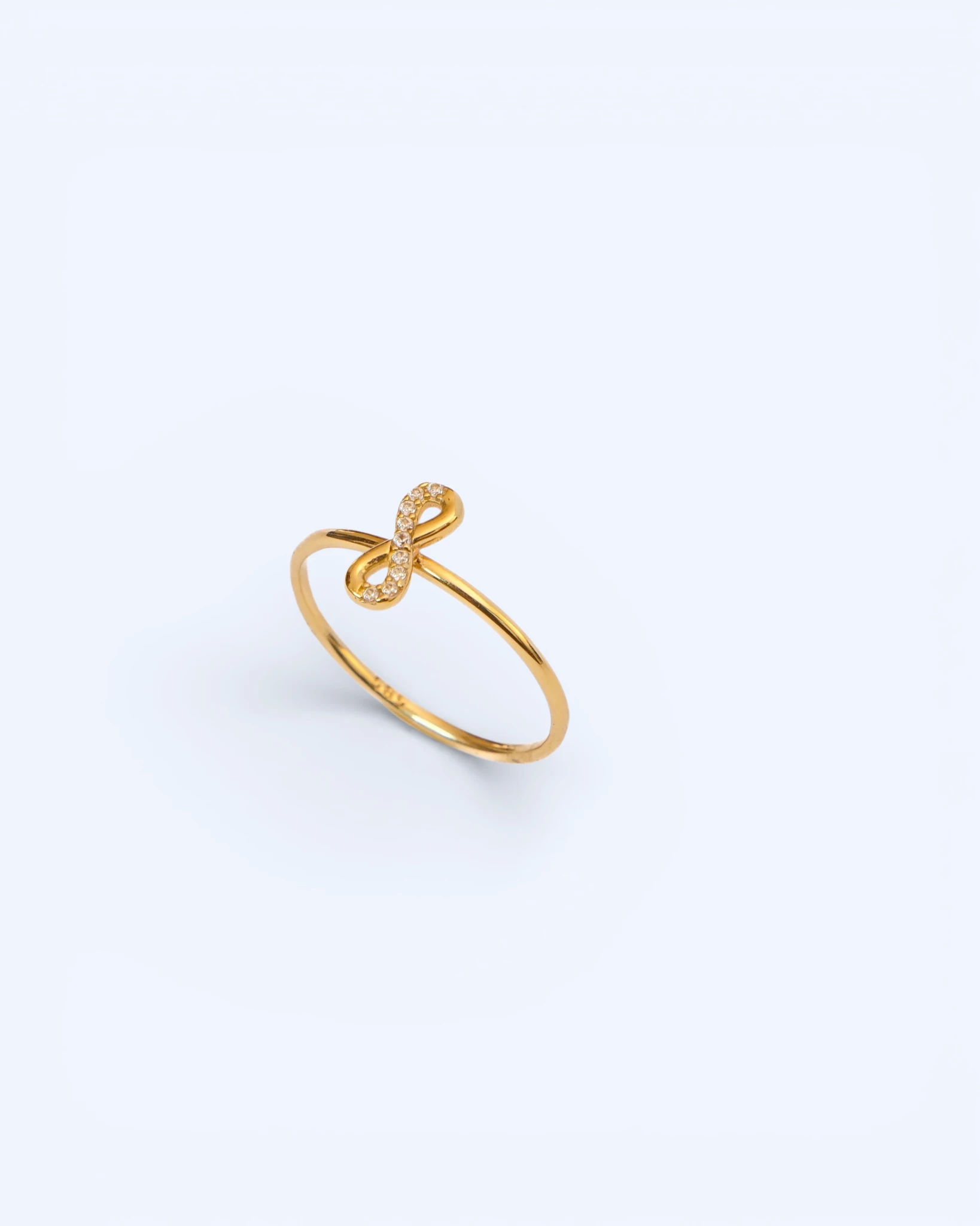 Eterna | 14 Ayar Altın Sonsuzluk Yüzük ek görsel