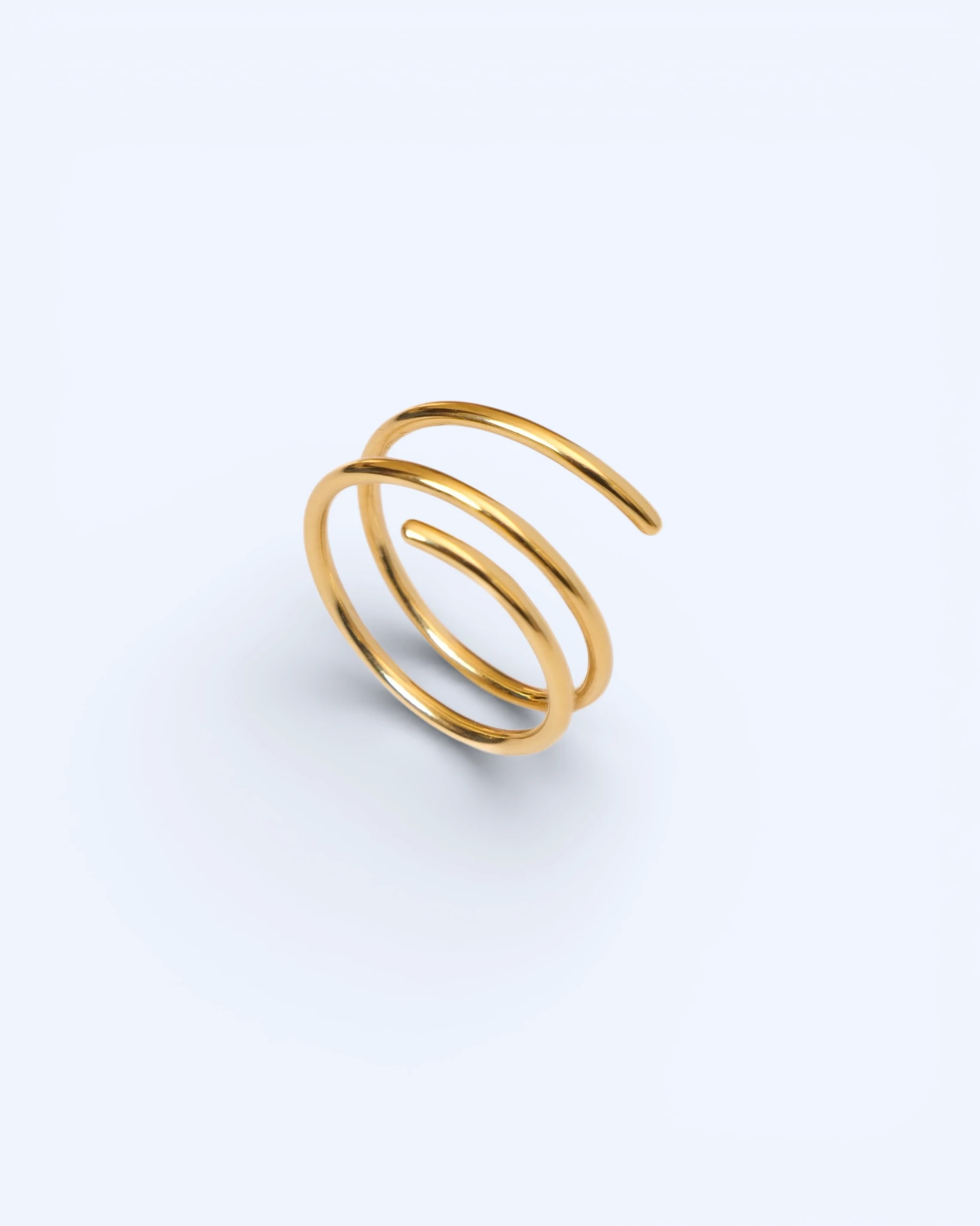 Helix | 14 Ayar Altın Sarmal Yüzük ek görsel