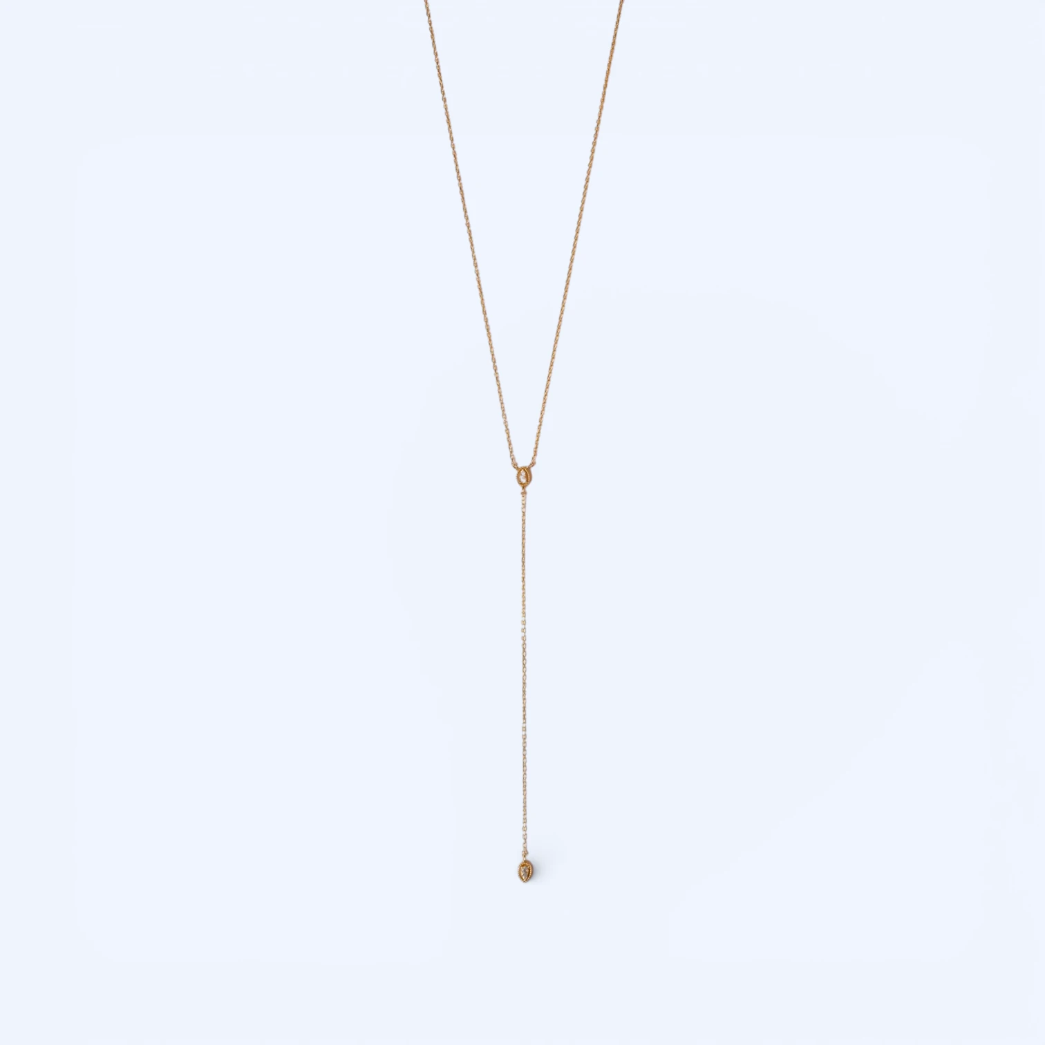 Lari | 14 Ayar Altın Y Model Kolye