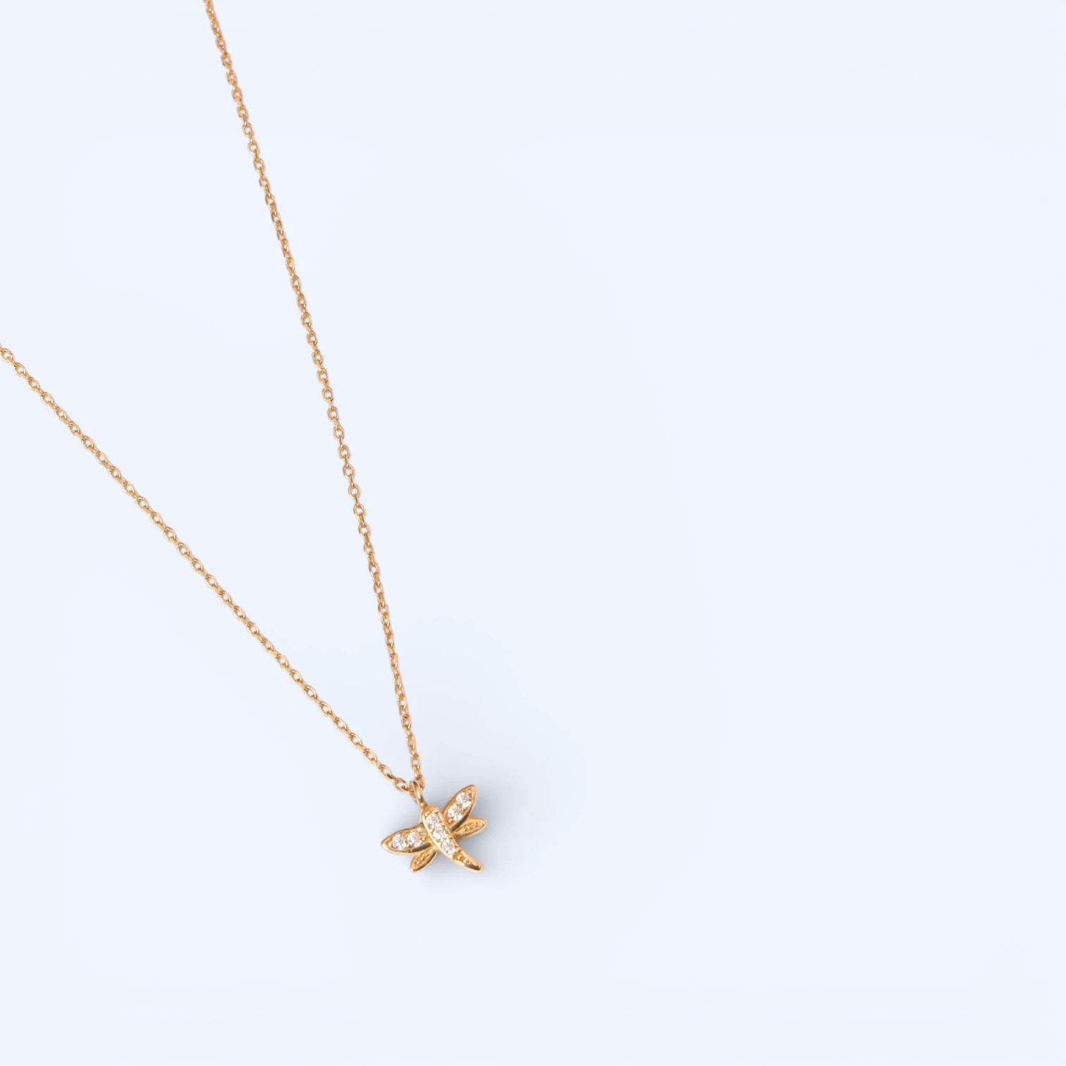 Libella | 14 Ayar Altın Yusufçuk Kolye