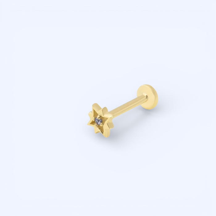 Lyra | 14 Ayar Altın Işıltı Piercing