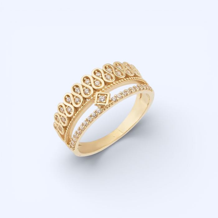 Majesta | 14 Ayar Altın Saltanat Yüzük