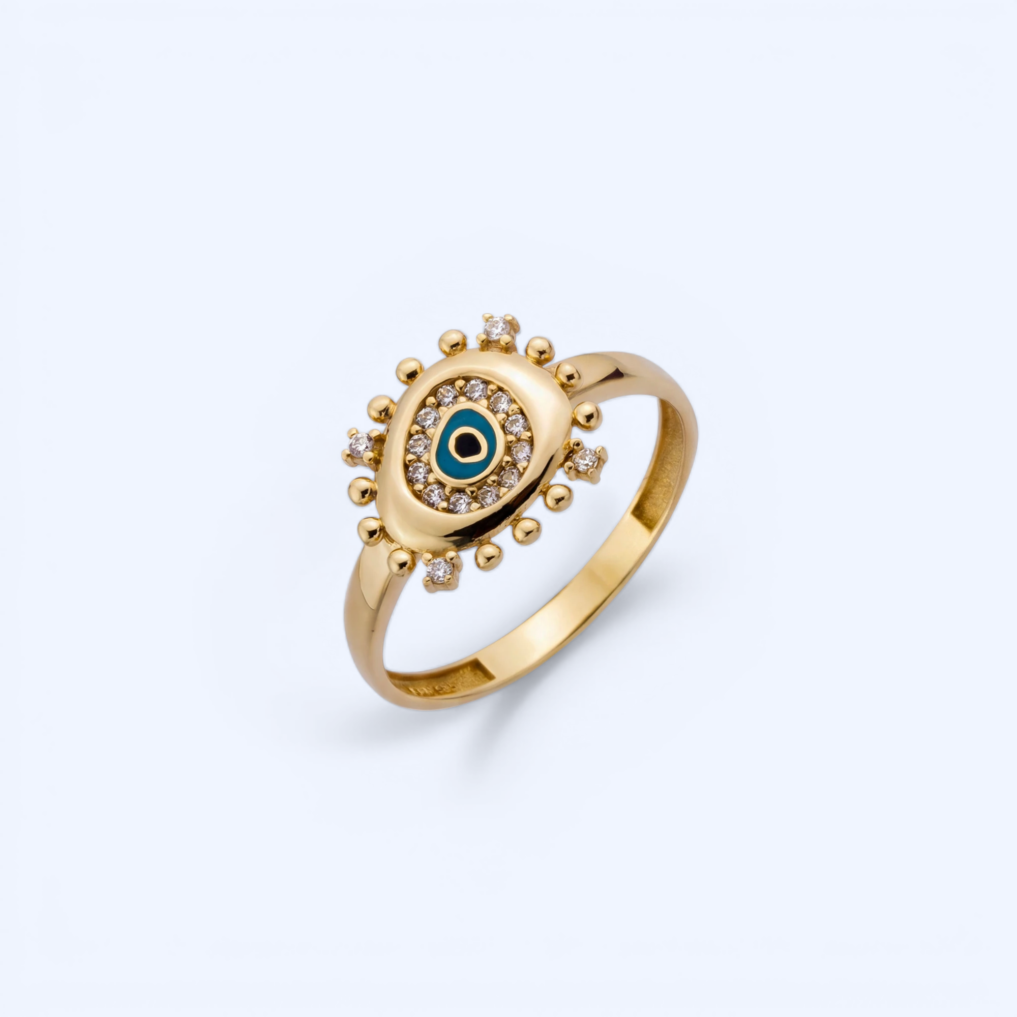 Oculus | 14 Ayar Altın Nazar Yüzük