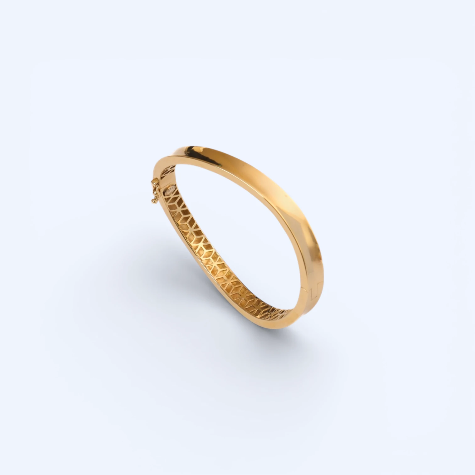 Plana | 14 Ayar Altın Kalın Kelepçe