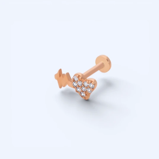 Pulse | 14 Ayar Altın Kalp Atışı Piercing