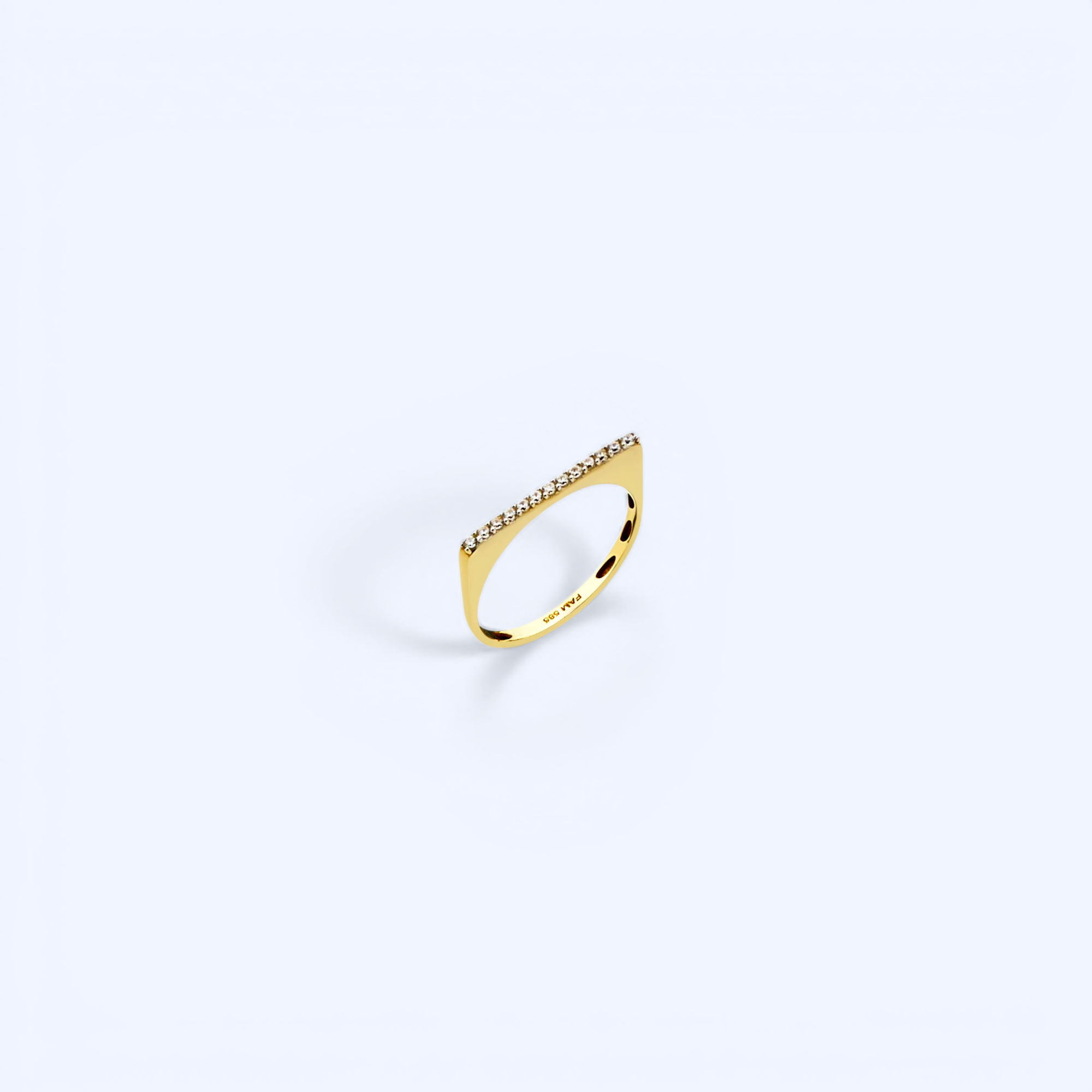 Ray | 14 Ayar Altın Pave Yüzük