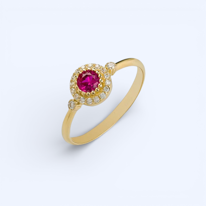 Rosalia | 14 Ayar Altın Tutku Yüzük