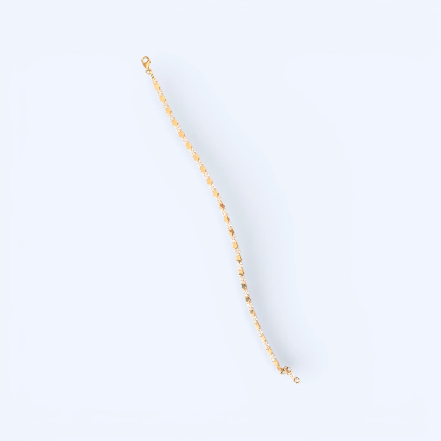 Siena | 14 Ayar Altın Sıralı Yıldız Bileklik