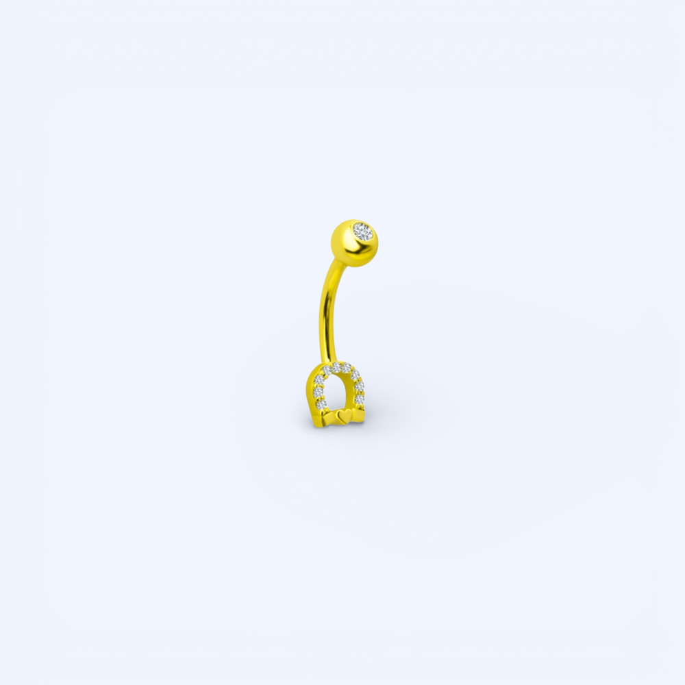 Talisma | 14 Ayar Altın Tılsım Göbek Piercingi