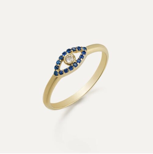 White Eye Ring